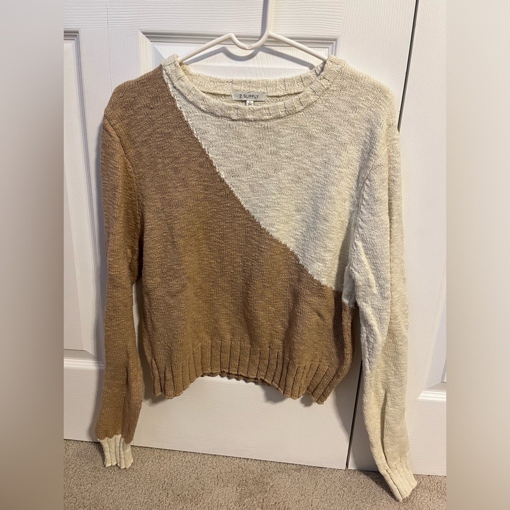 Z Supply Color Block Sweater Size L